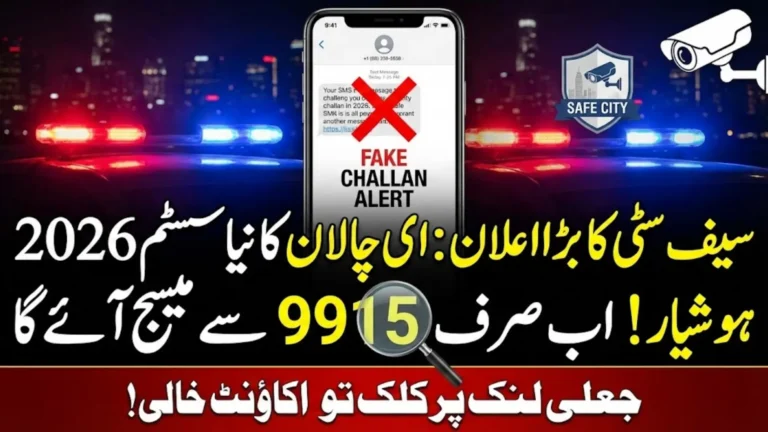 Safe City New E-Challan SMS System Announced – Know Full Details 2026
