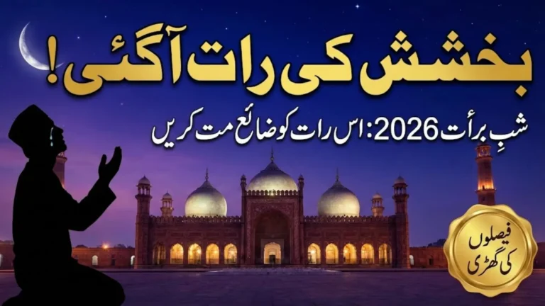 Shab E Barat 2026 Date In Pakistan – Night of Mid Shaban Full Details Step By Step