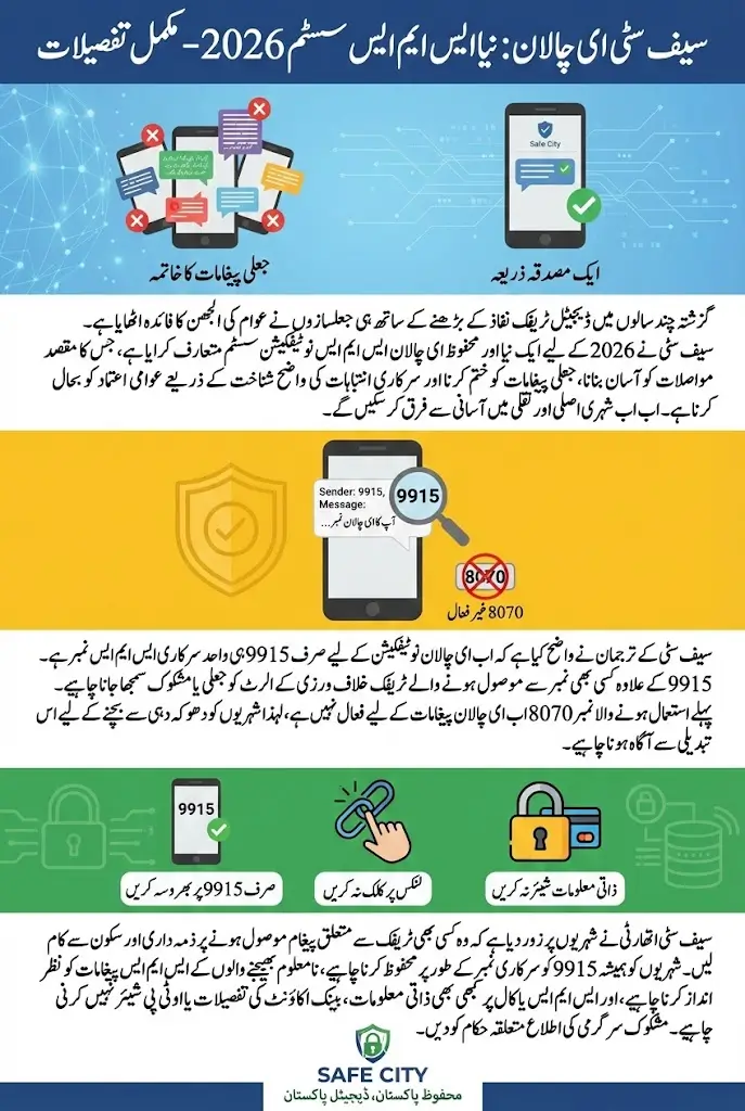 Safe City New E-Challan SMS System Announced – Know Full Details 2026